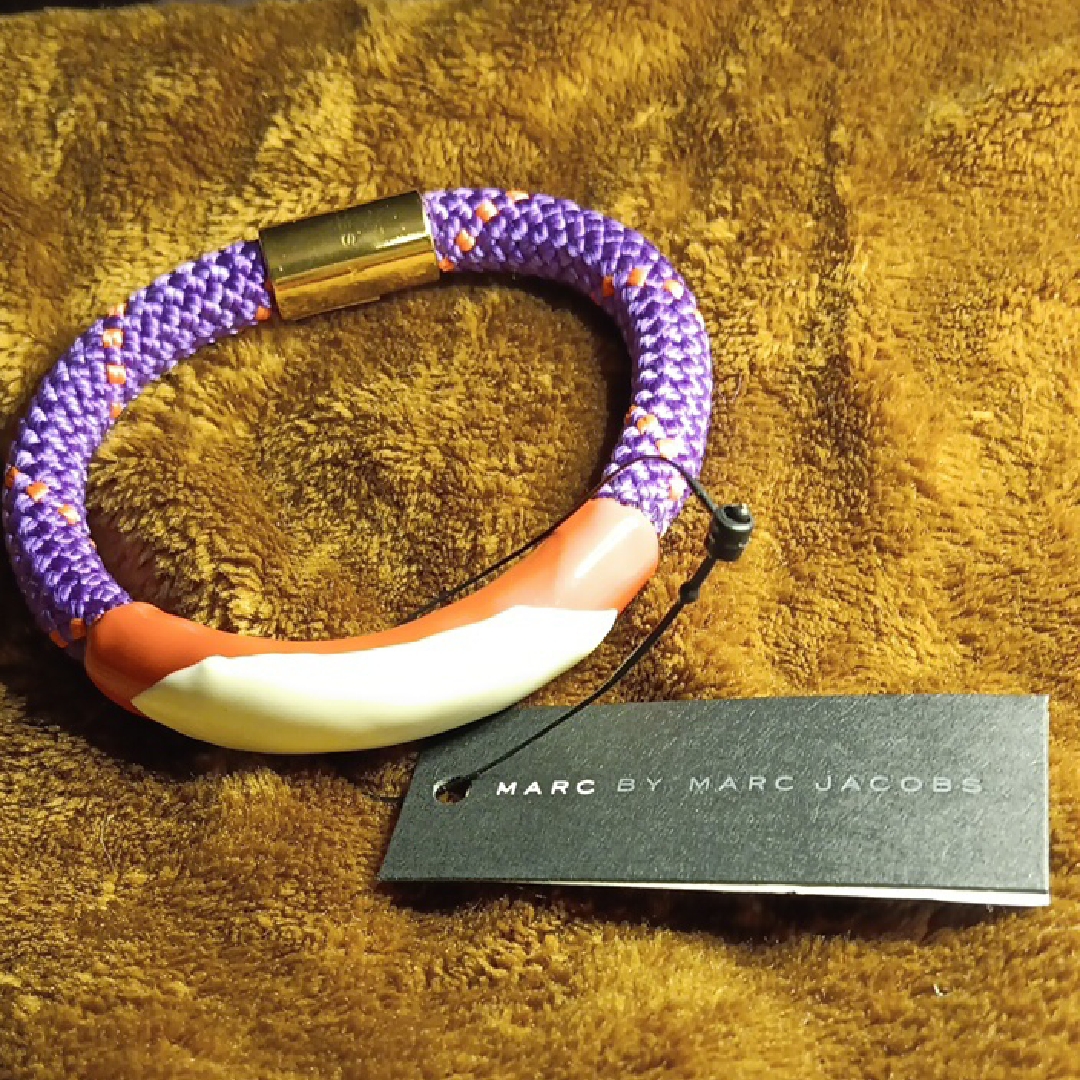 Marc By Marc Jacobs Purple And Orange Bracelet